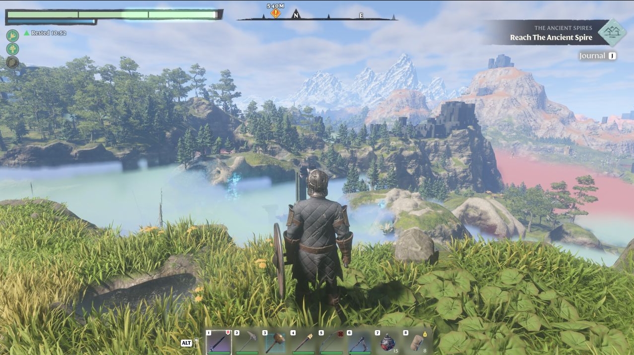 Stamina and inventory in Enshrouded