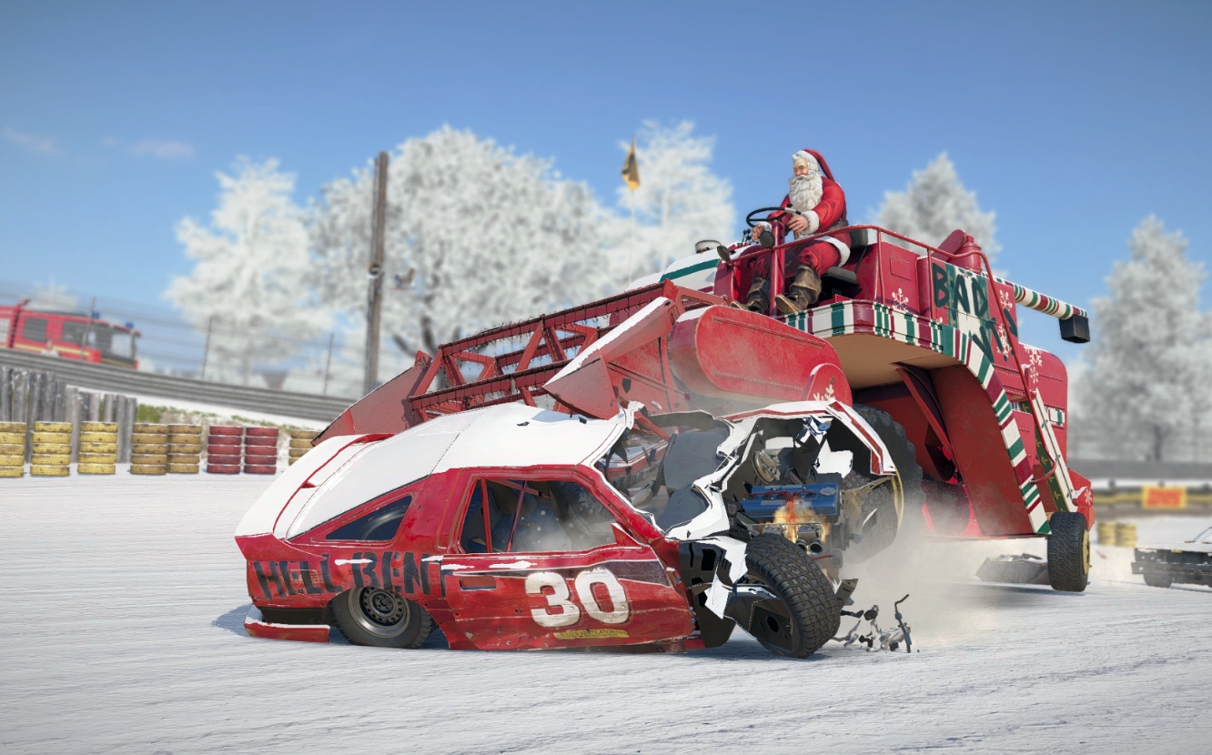 Wreckfest Throw-A-Santa + Sneak Peek 2.0 Preview 1