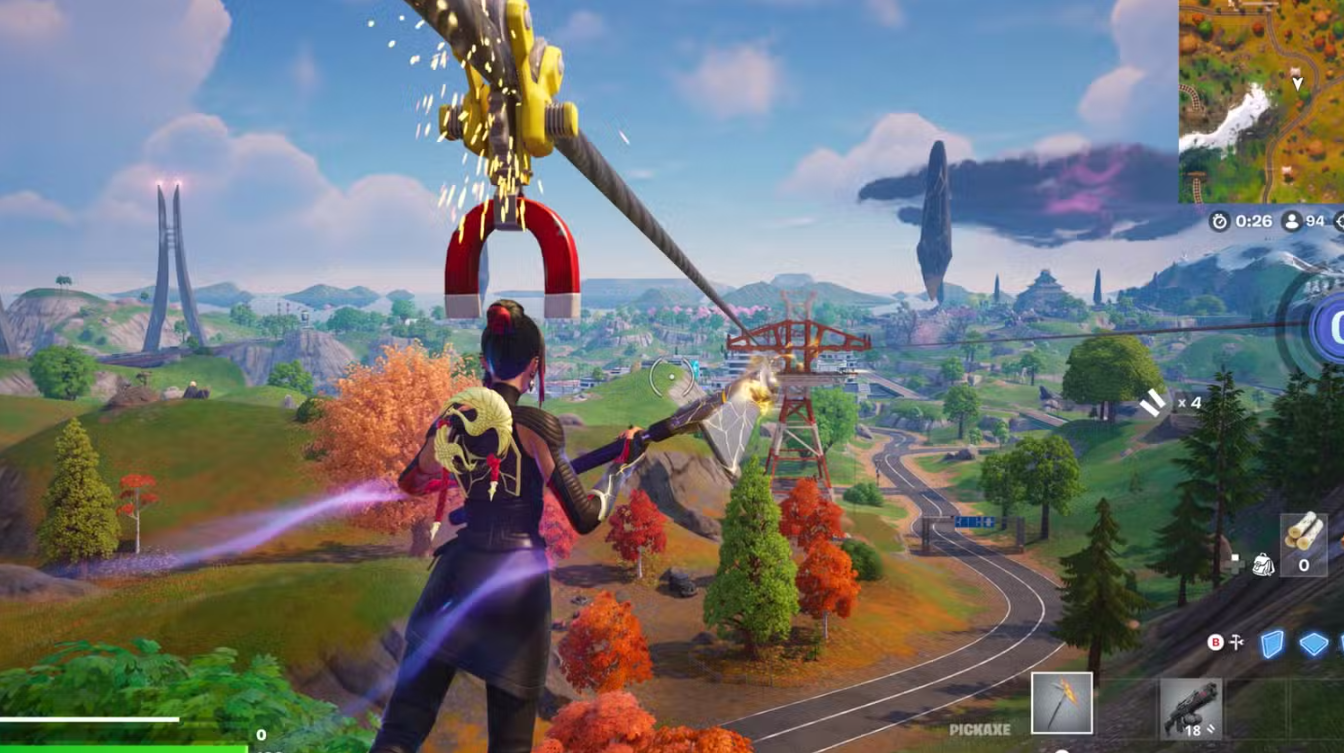 The "Gentle Painting" emote featured in the Fortnite Item Shop for 500 V-Bucks, offered as a limited-time tribute to Bob Ross.