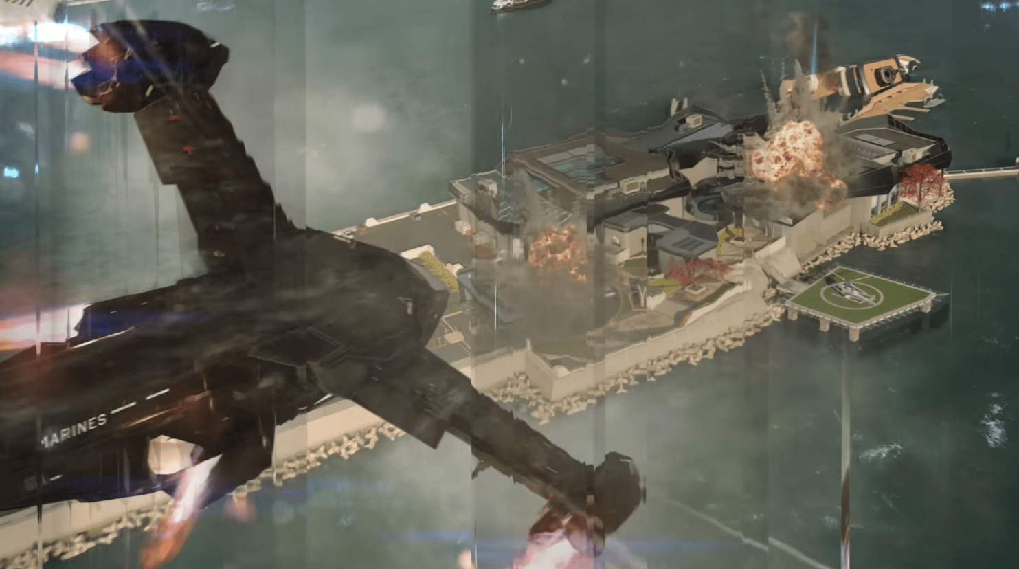 Call of Duty Black Ops 7 attack from an airplane
