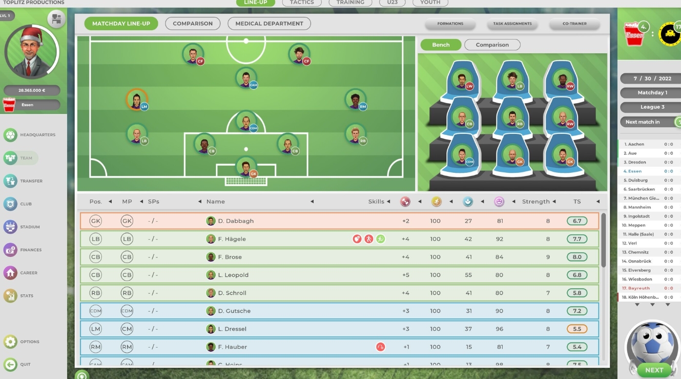 GOAL! The Club Manager Free Steam Account