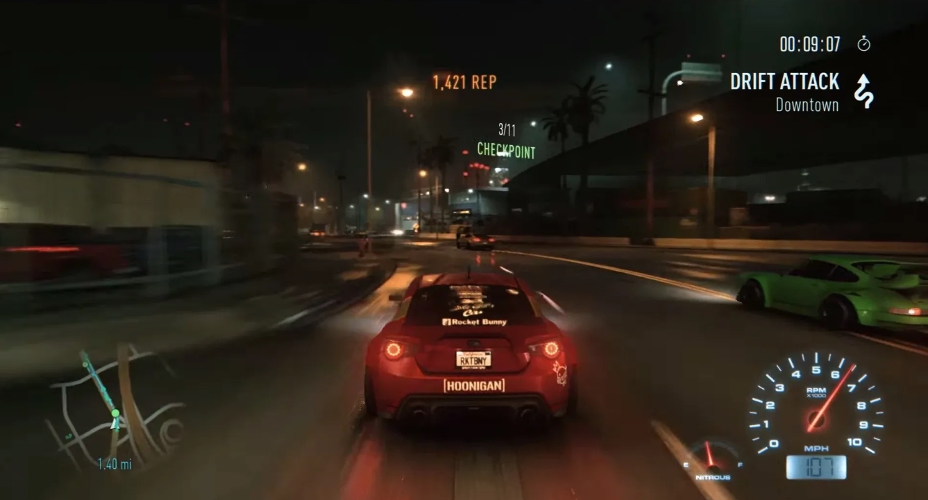 Need for Speed gameplay and physics