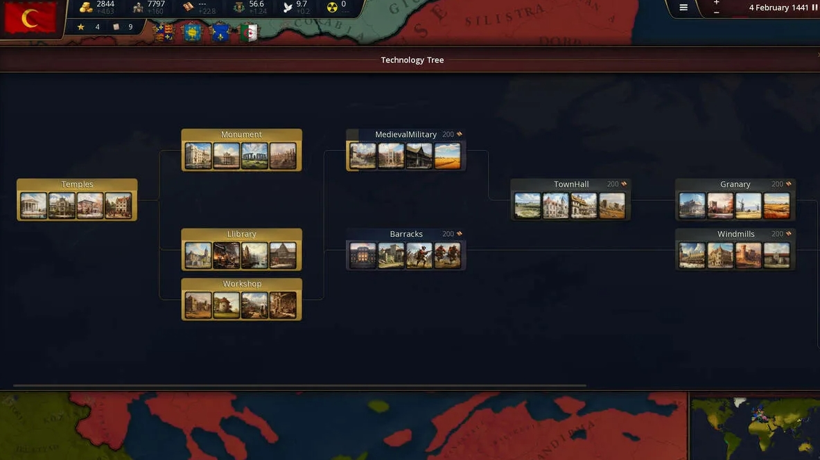 Secrets and hidden mechanics in Age of History II