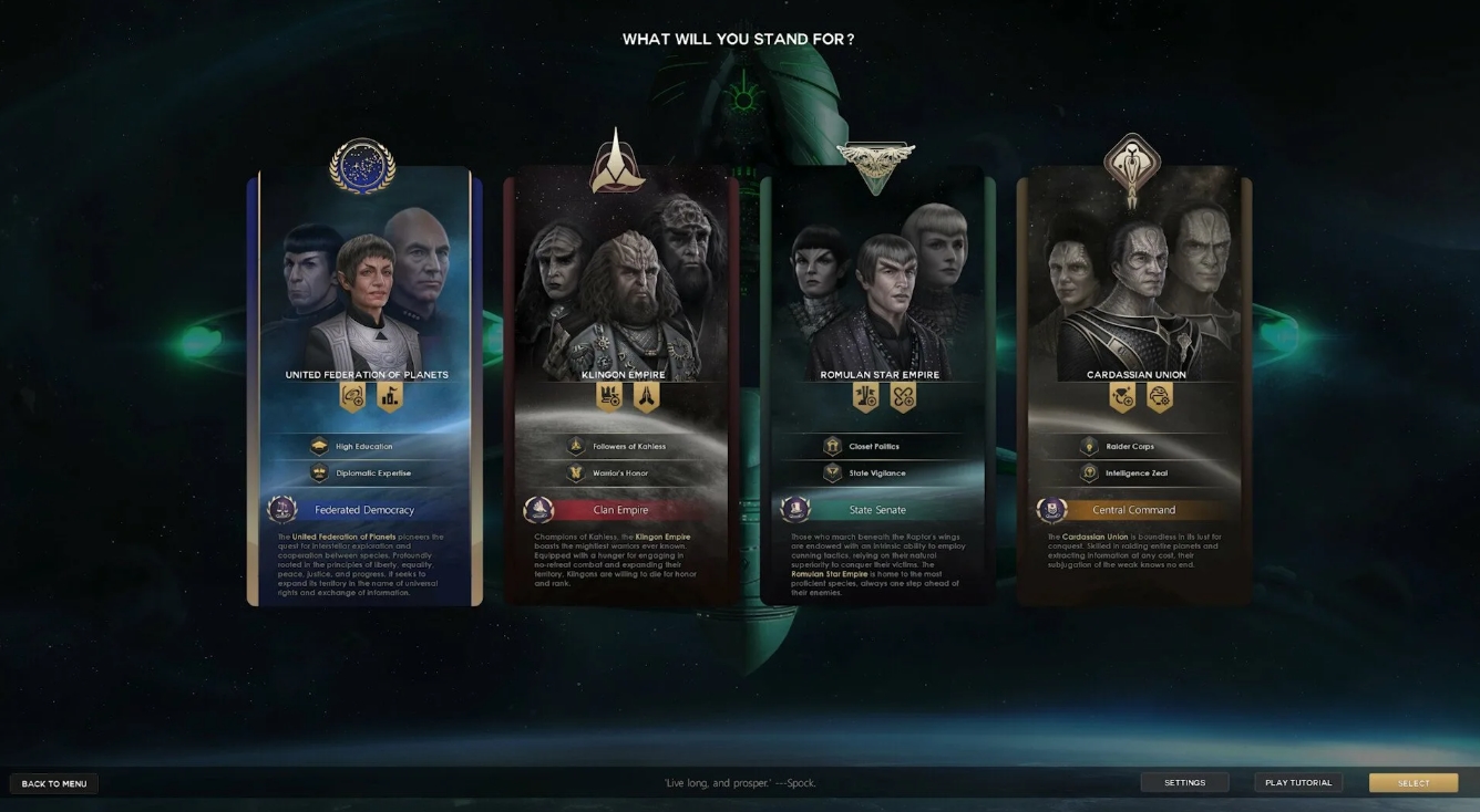 Star Trek Infinite Gameplay