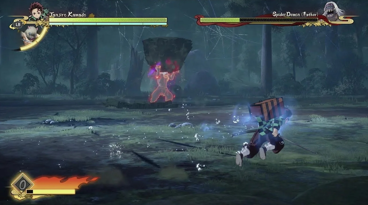 Demon Slayer Kimetsu no Yaiba &ndash; The Hinokami Chronicles boss fight