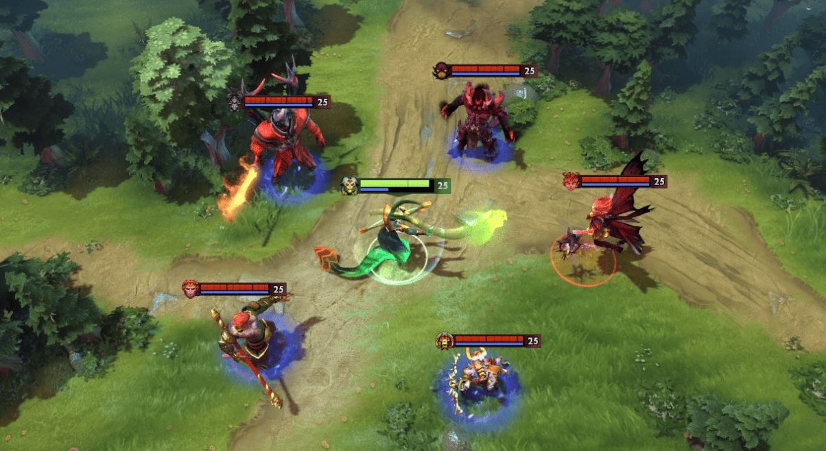 Medusas on the line in Dota 2 new