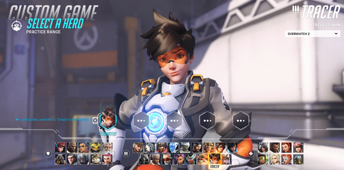 Tracer in Overwatch