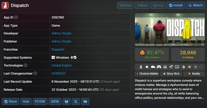 Dispatch statistics online