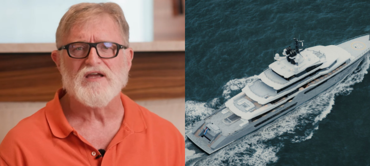 Gabe Newell bought the Leviathan yacht for $500 million, with a 15—station game area on board - Image 1