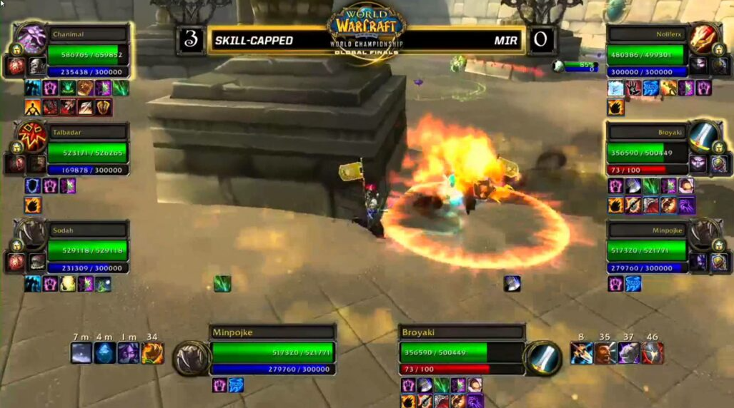 World of Warcraft battles