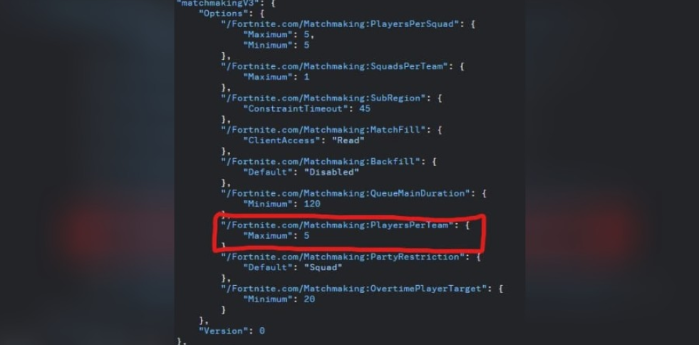 New code has been found in Fortnites files—it appears to hint at a 5v5 mode - Image 2