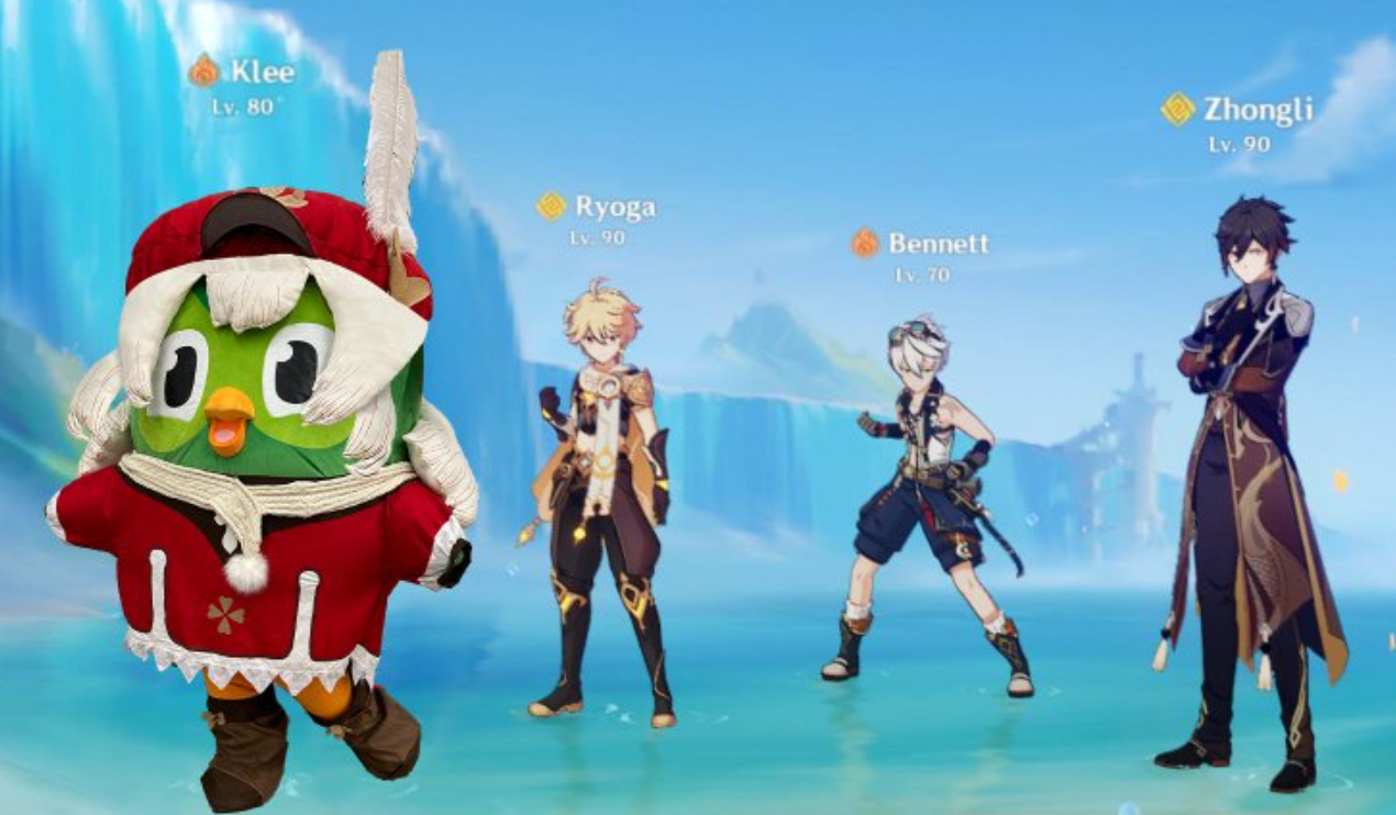 Genshin Impact and Duolingo have collaborated, there will be awards in the game, and the trailer has already been released. - Image 1