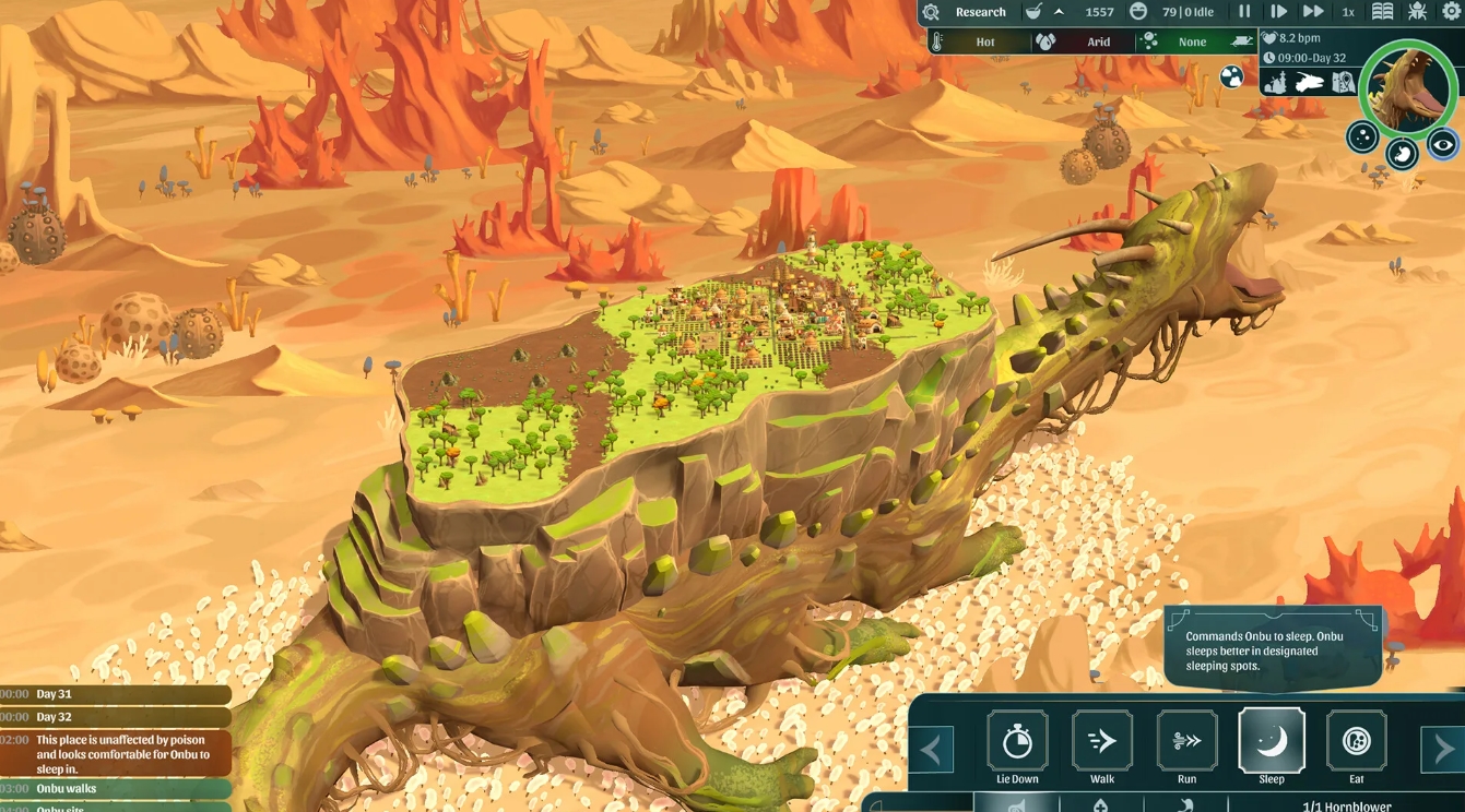 The Wandering Village gameplay