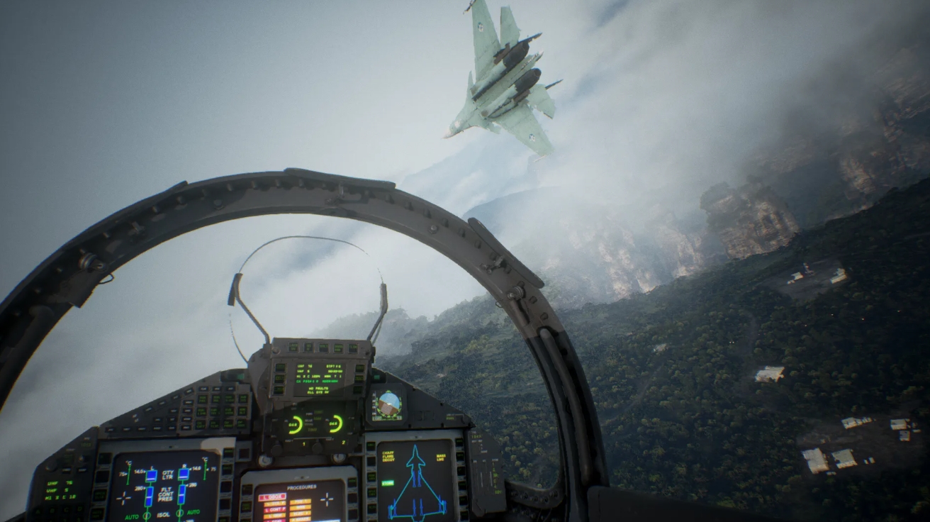 Weather effects and gameplay in Ace Combat 7