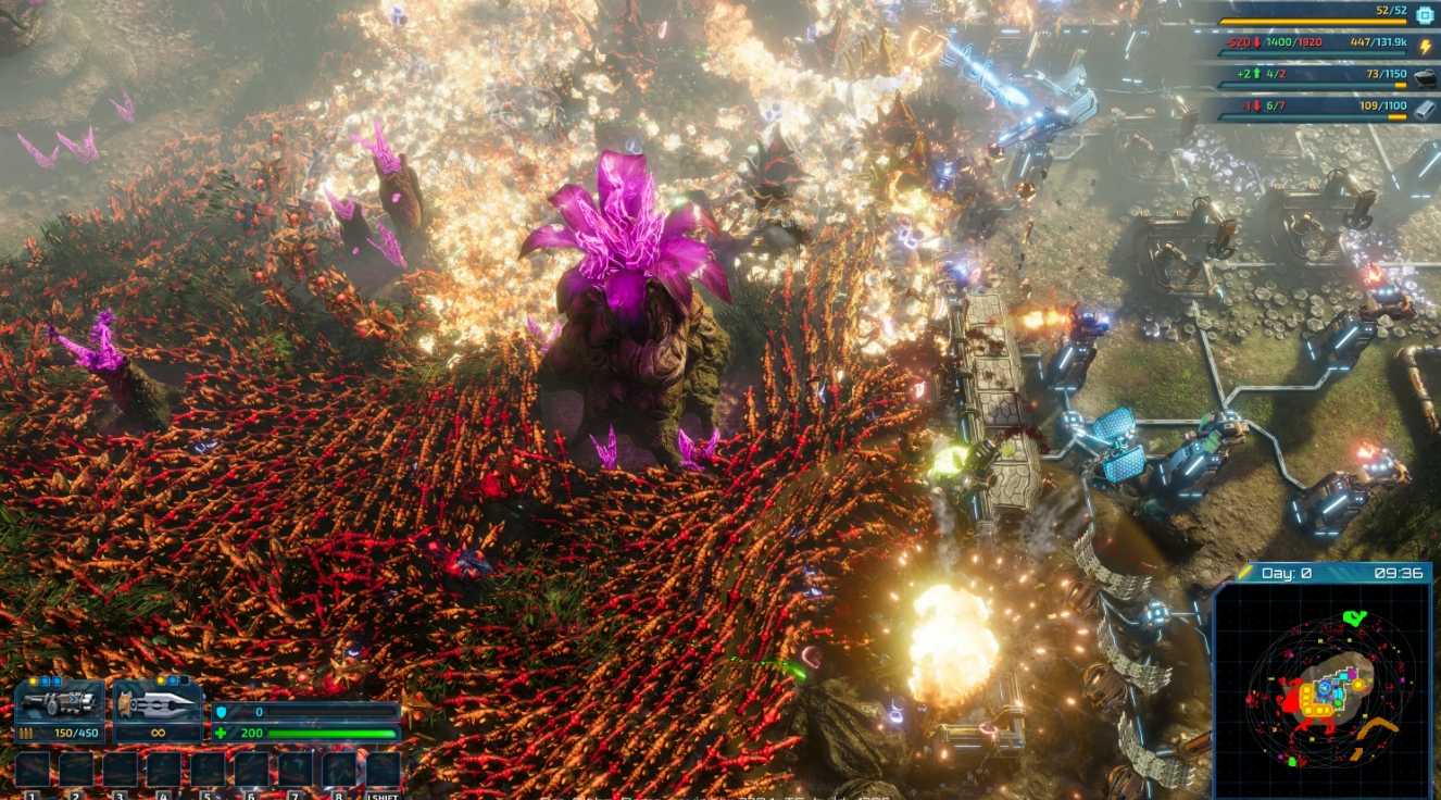 Base Building and Survival Mechanics in The Riftbreaker Game