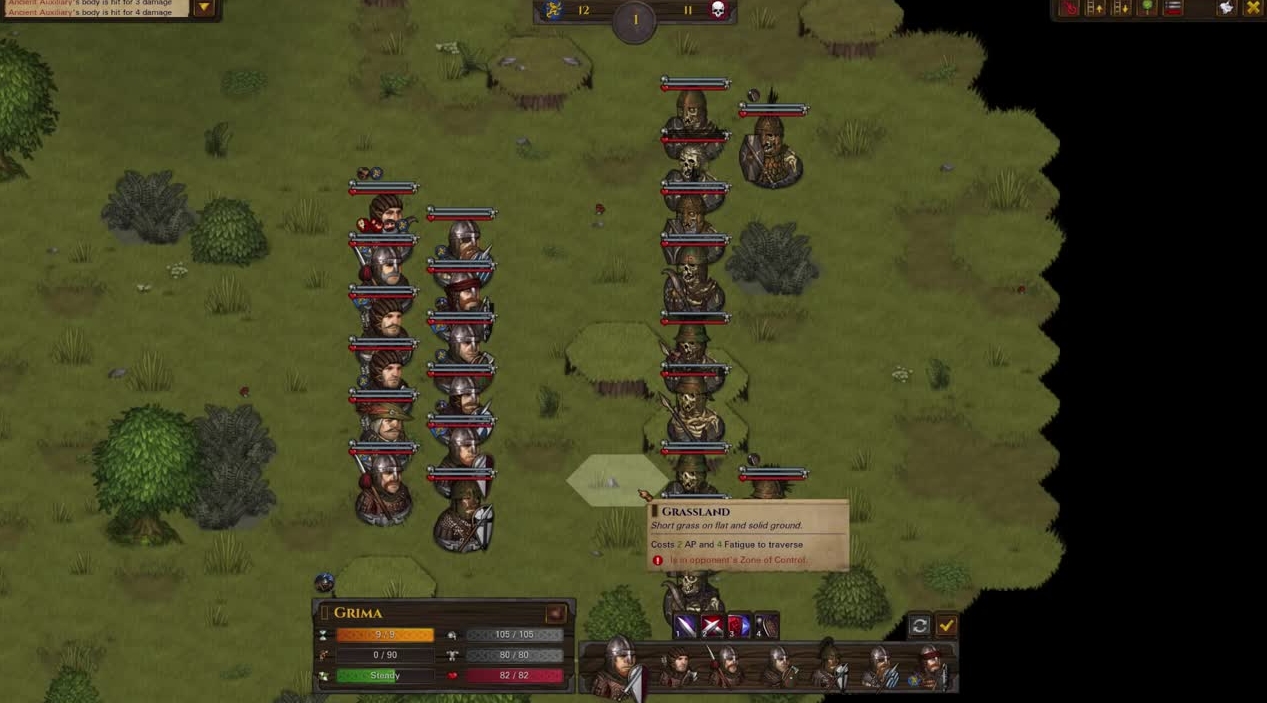 Battle Brothers game visual style—graphics