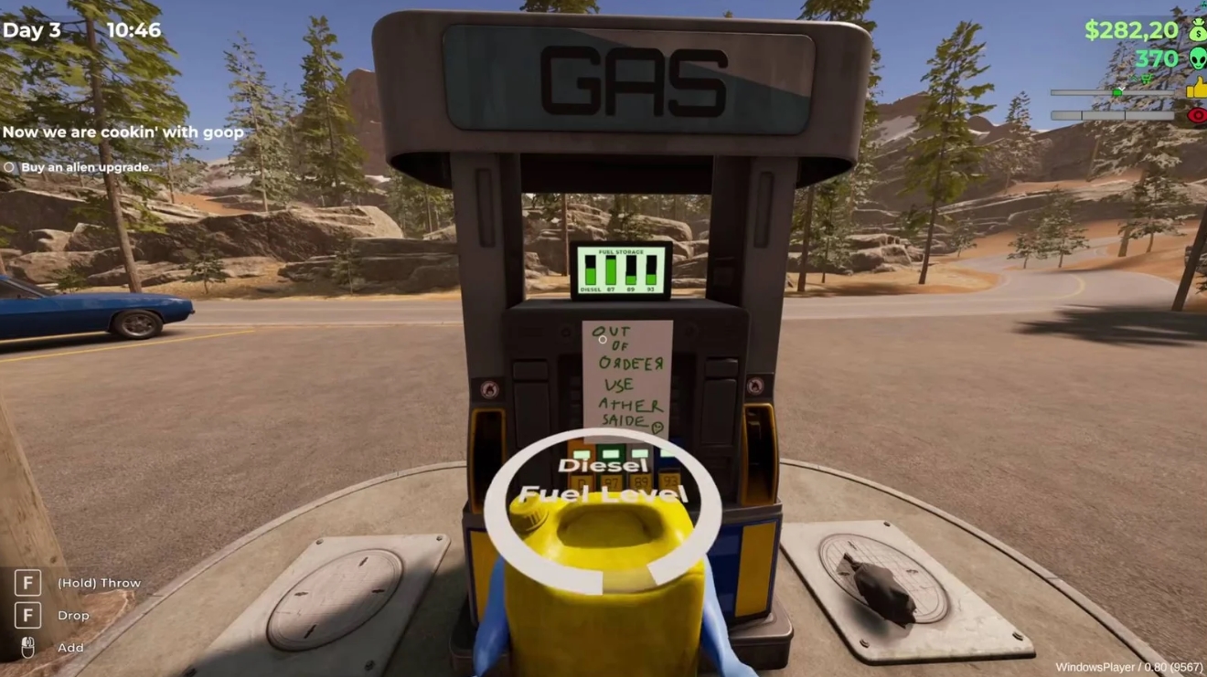 Gameplay of Roadside Research