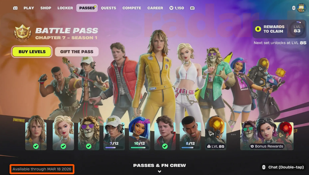 Fortnite is getting a new update in March 2026