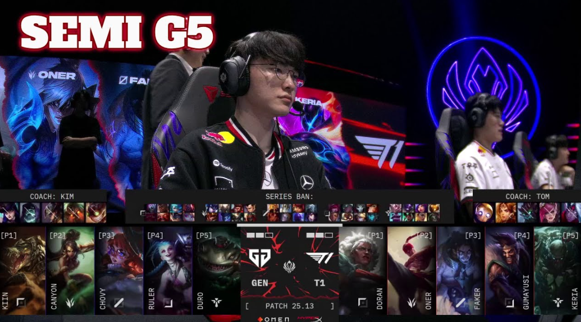 Gen.G vs T1 match