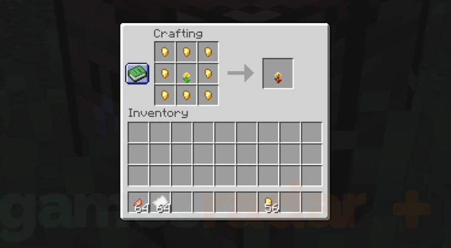 Golden Dandelion in Minecraft