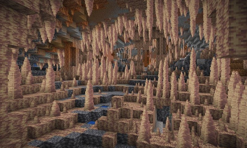 Cinnabar cave stalactites minecraft