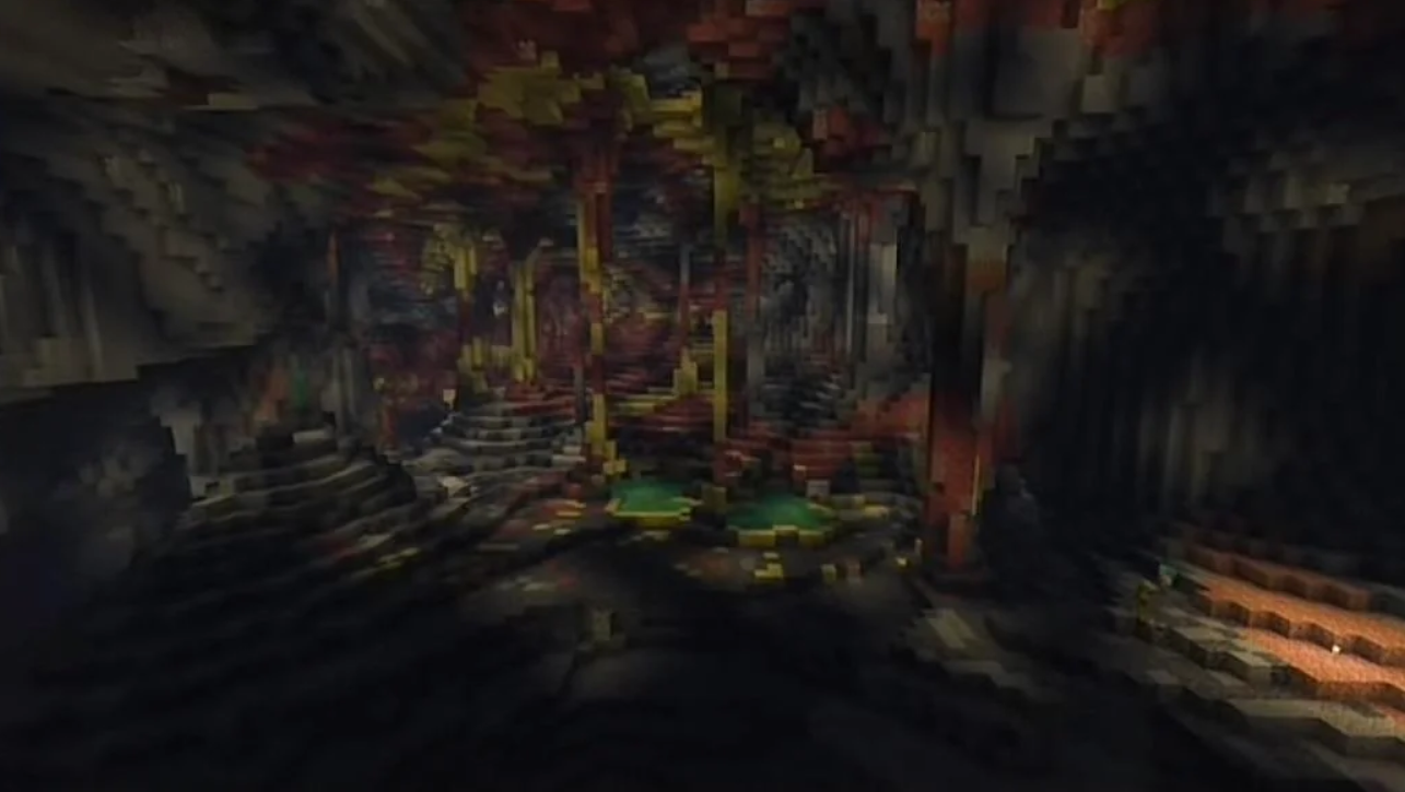Sulfur caves minecraft biome