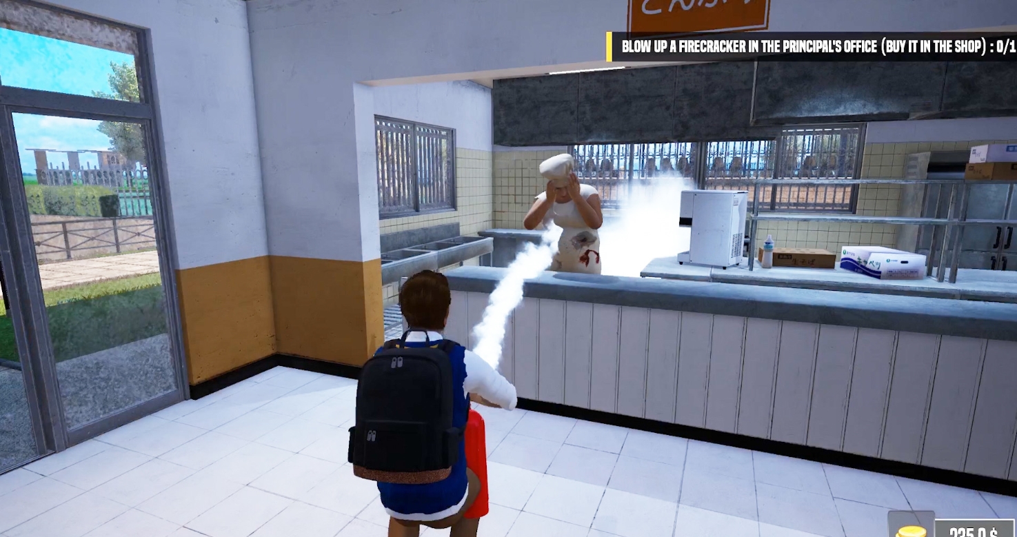 What is this Bad Guys at School game and what is its idea