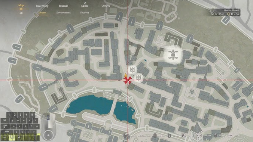 Demeniss warehouse location map