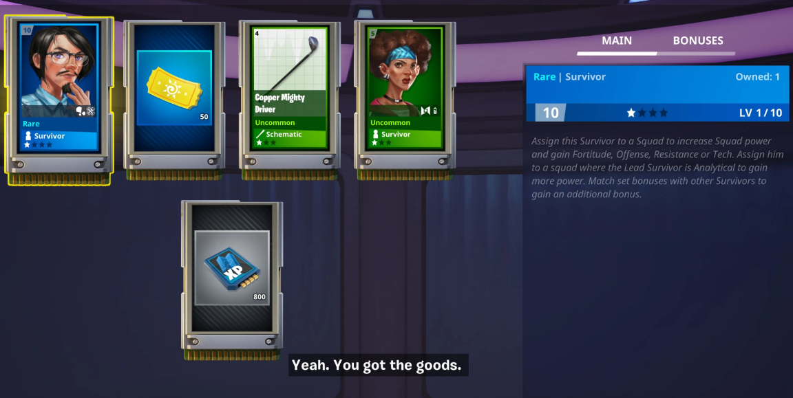 Fortnite STW survivors llama