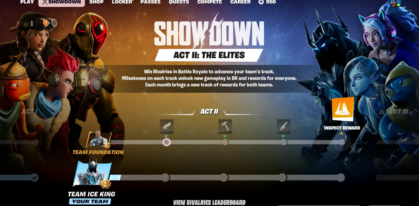 Foundation rewards list Fortnite