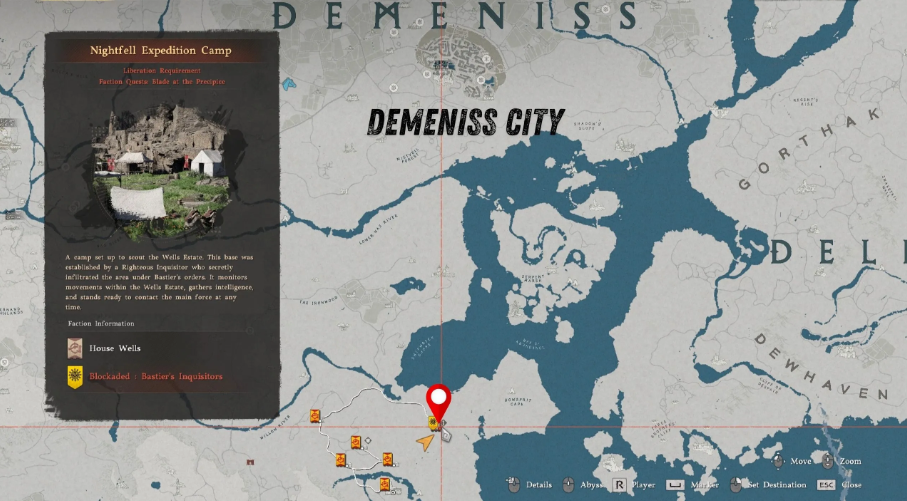 Location of the sword in Crimson Dessert