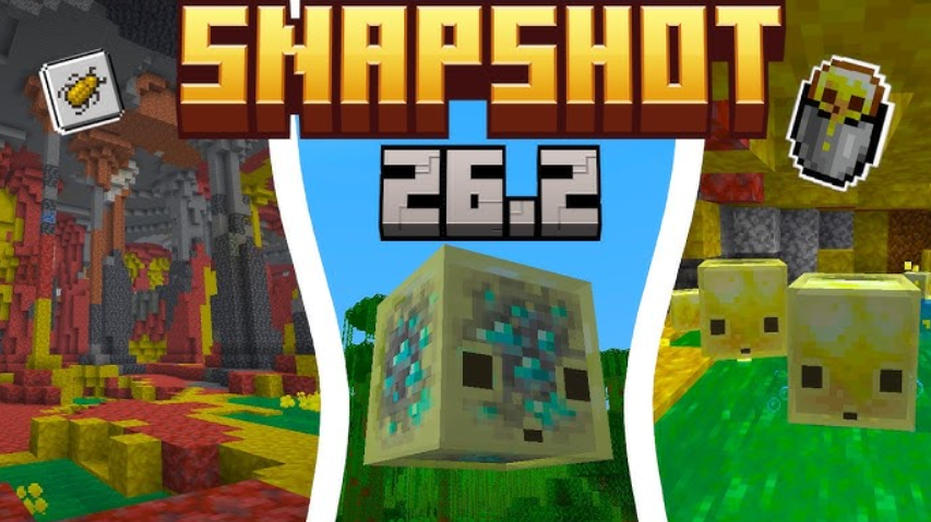 Minecraft Snapshot 26.2 — Vulkan, Sulfur Caves & Block-Eating Sulfur Cube Mechanics - Image 1