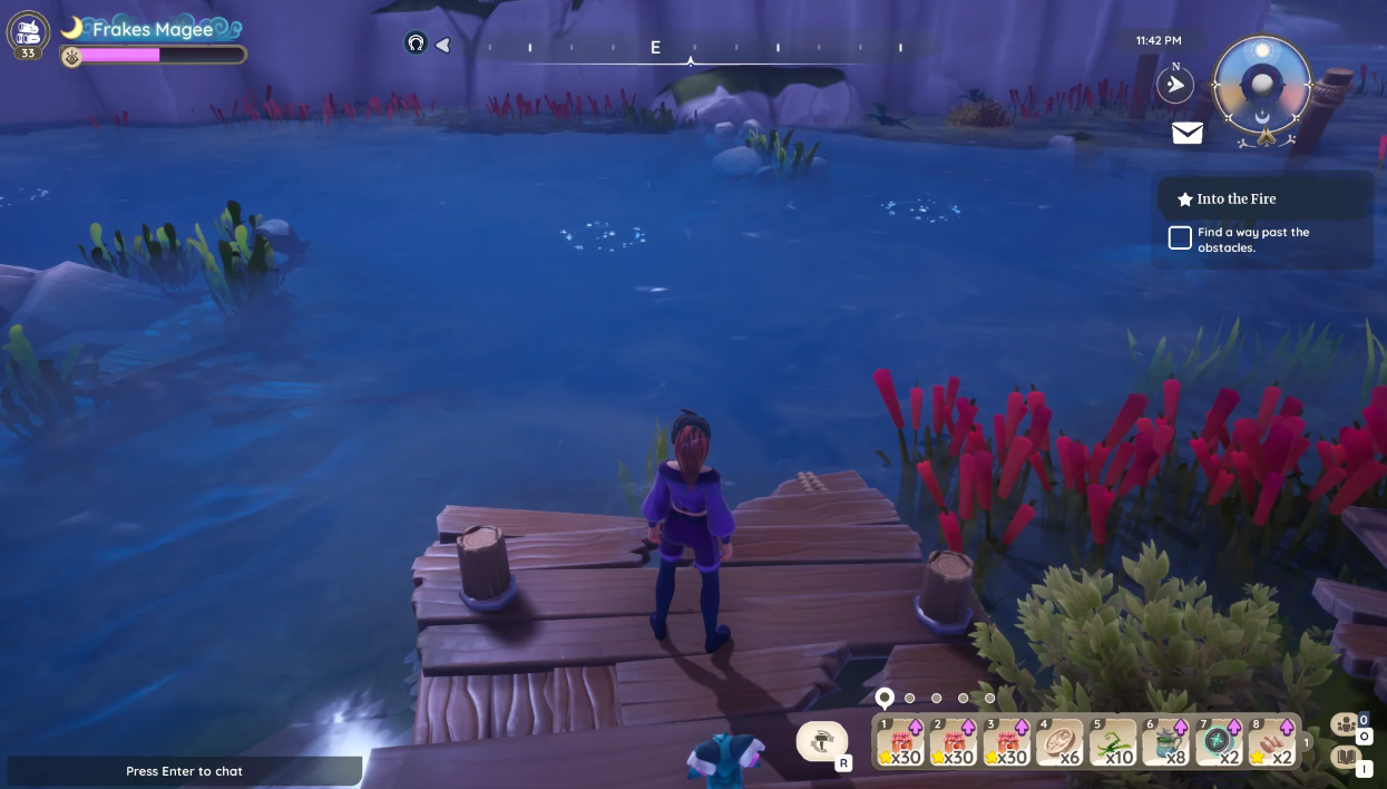 Fishing bubbles water Palia