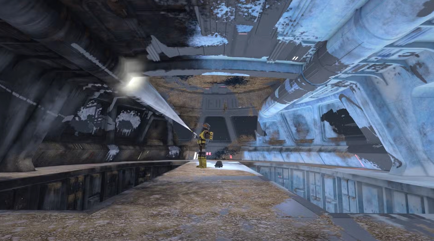 PowerWash Simulator 2 Star Wars DLC cleaning Rebel base on Hoth
