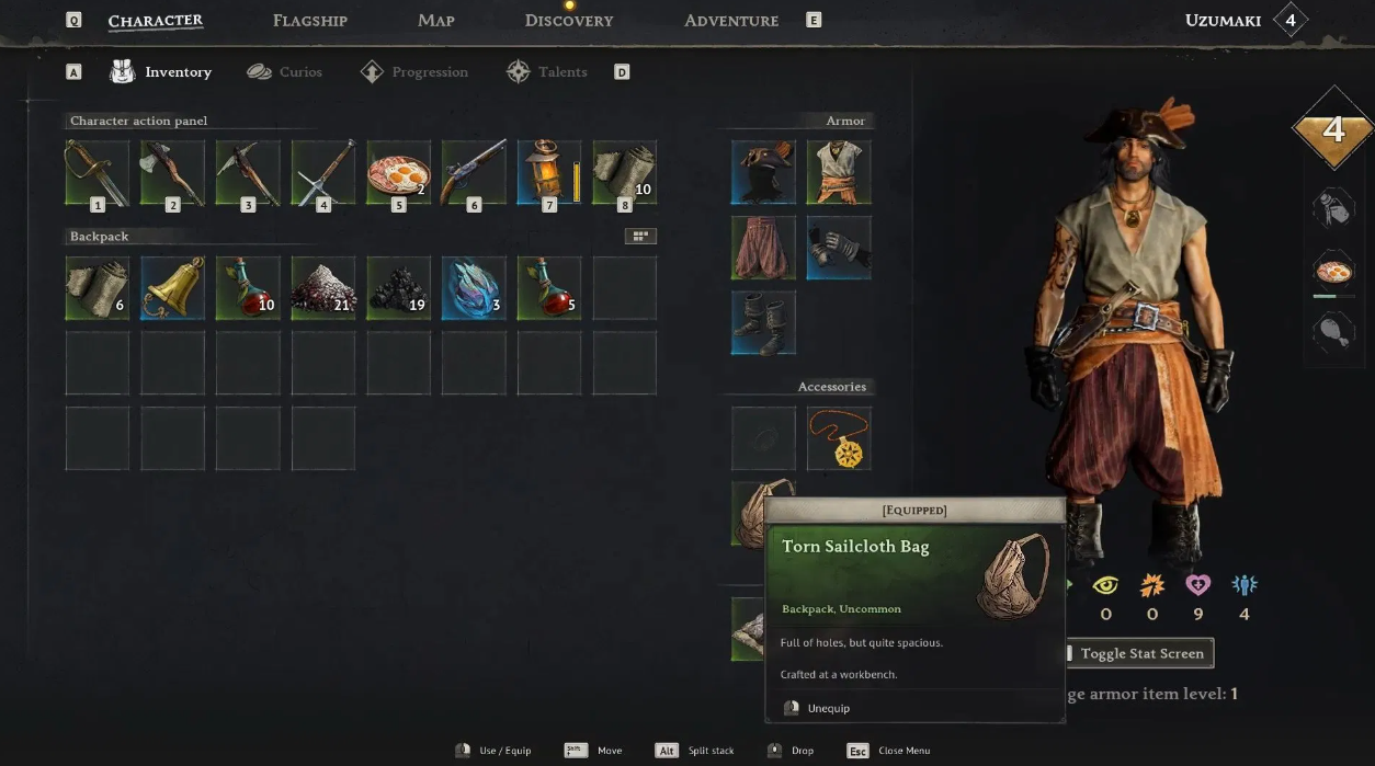 Sailor's Backpack Crafts