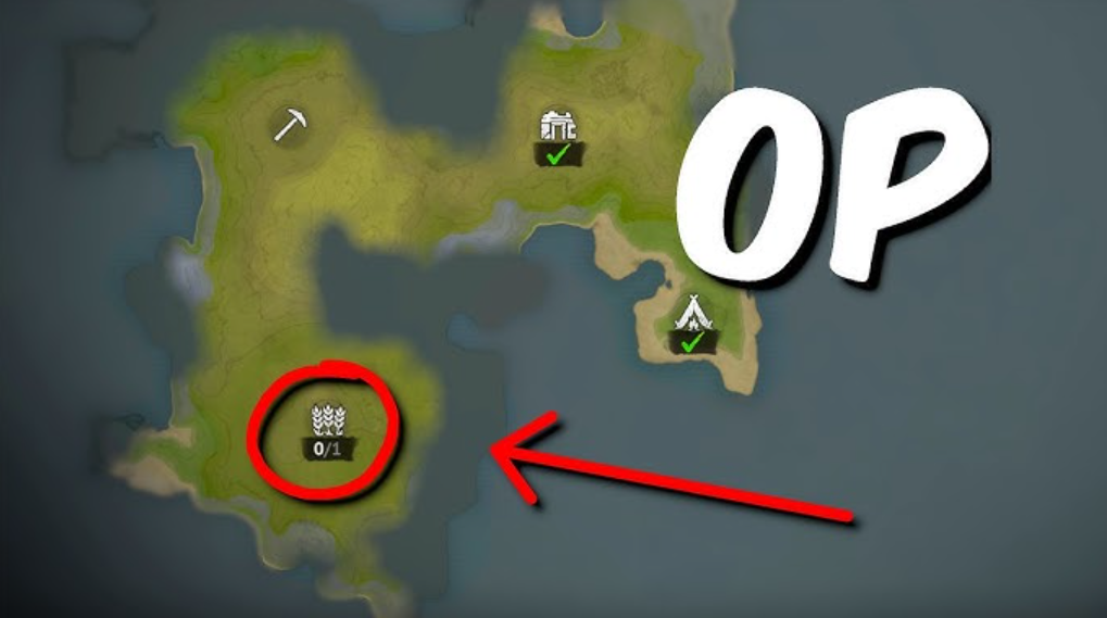 Fertile soil location map