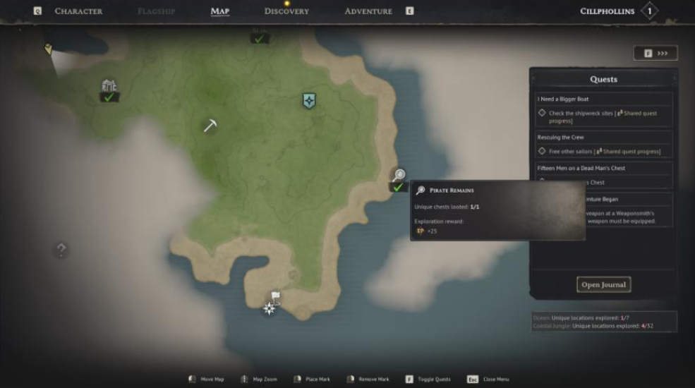 Farming route map Windrose