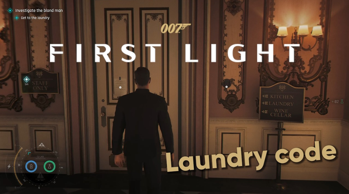 007 First Light: laundry code 1805, all routes and hidden safe - Image 1