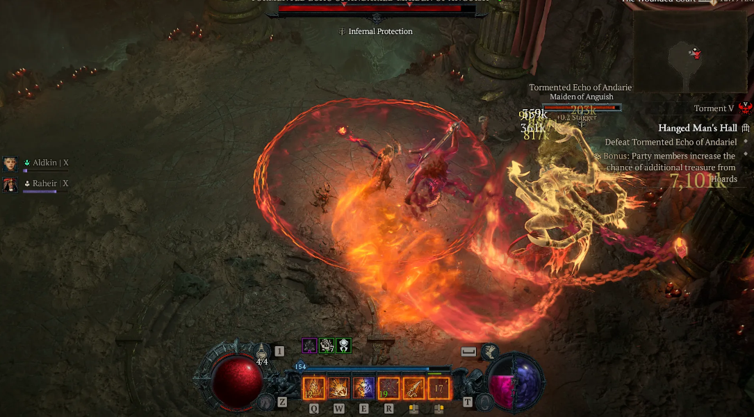 Andariel boss fight Diablo
