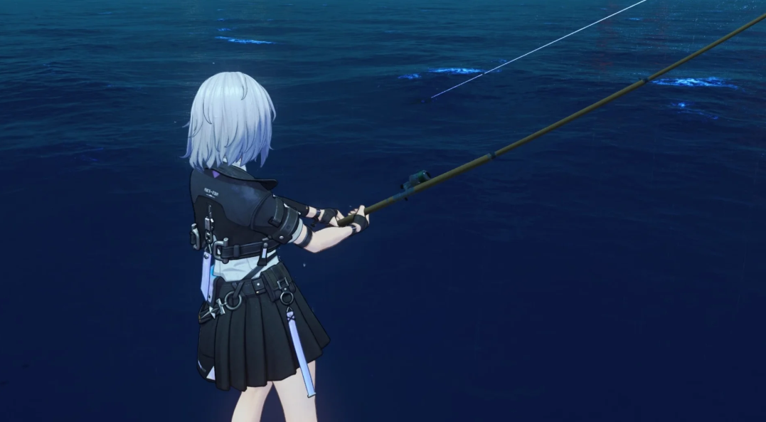 Blue fishing rod NTE