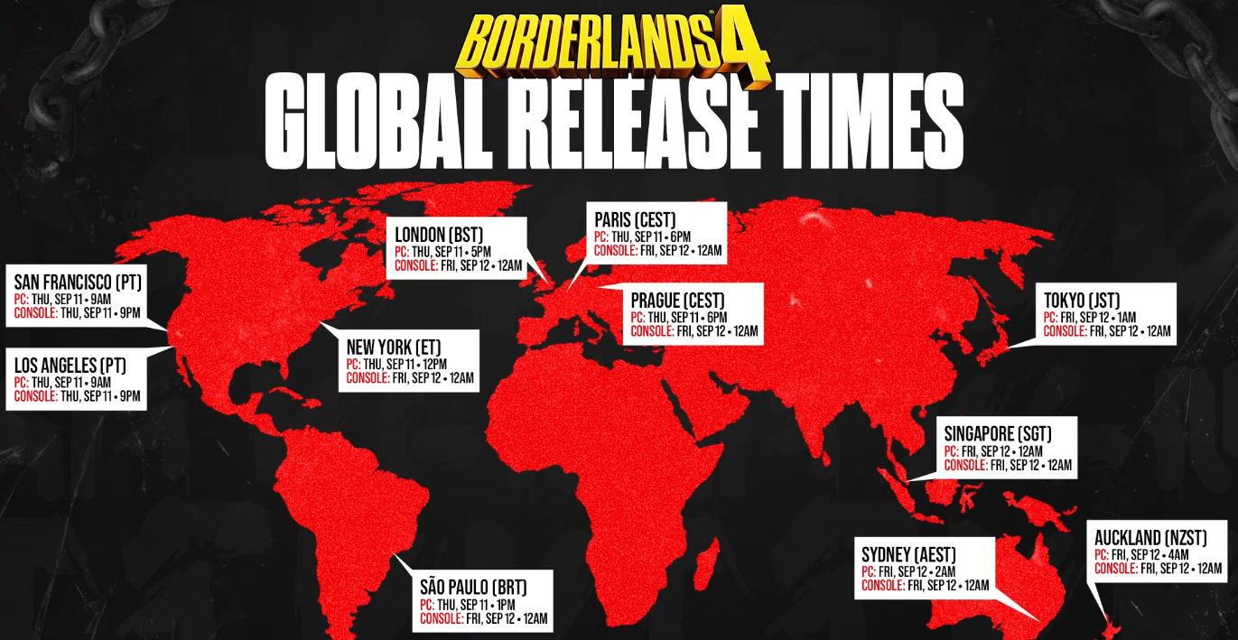 Raid schedule global launch