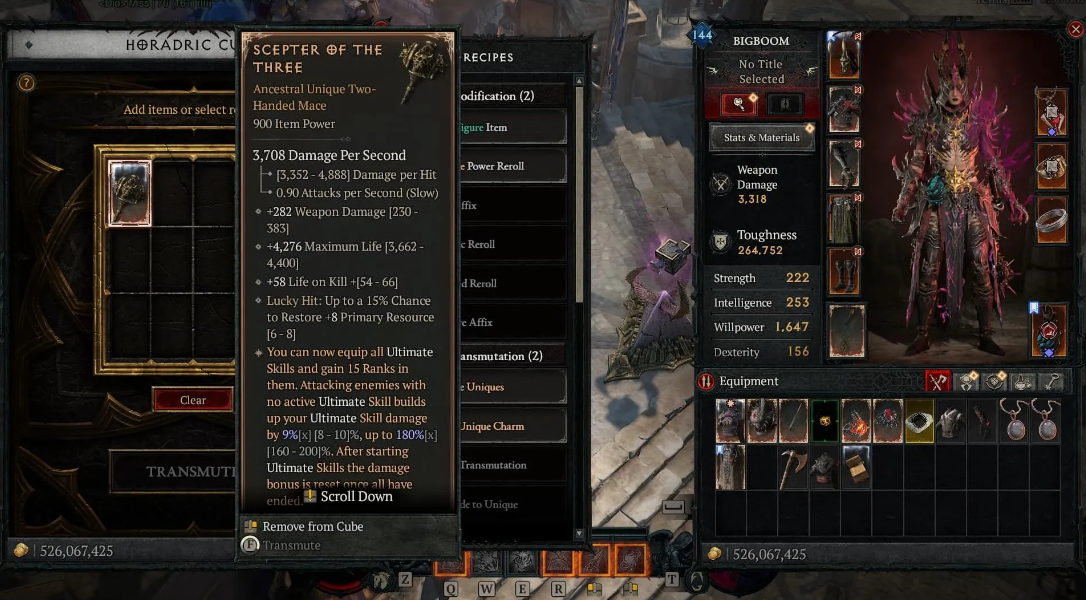 Andariel boss farming route