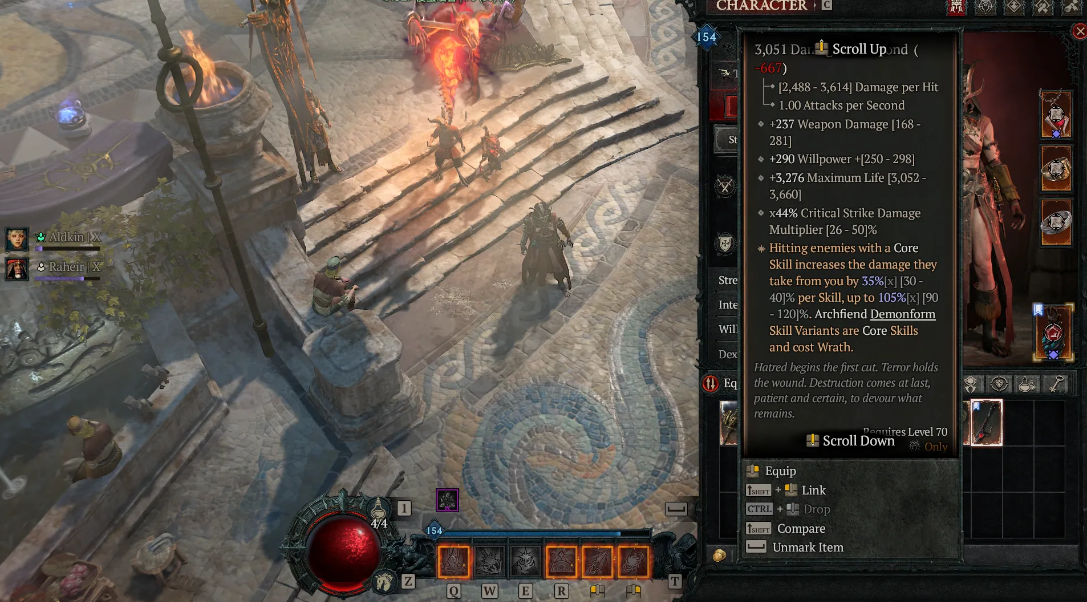 Archdemon form gameplay