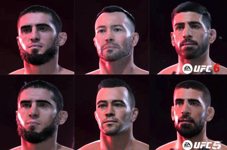 UFC 6 fighter graphics