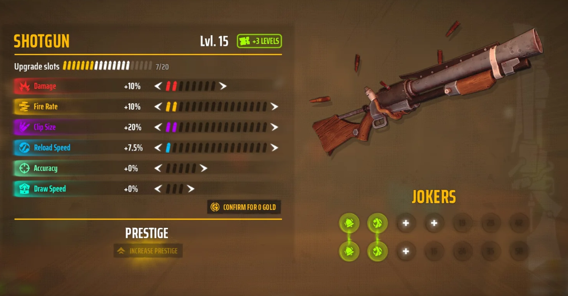 Far Far West midgame weapons
