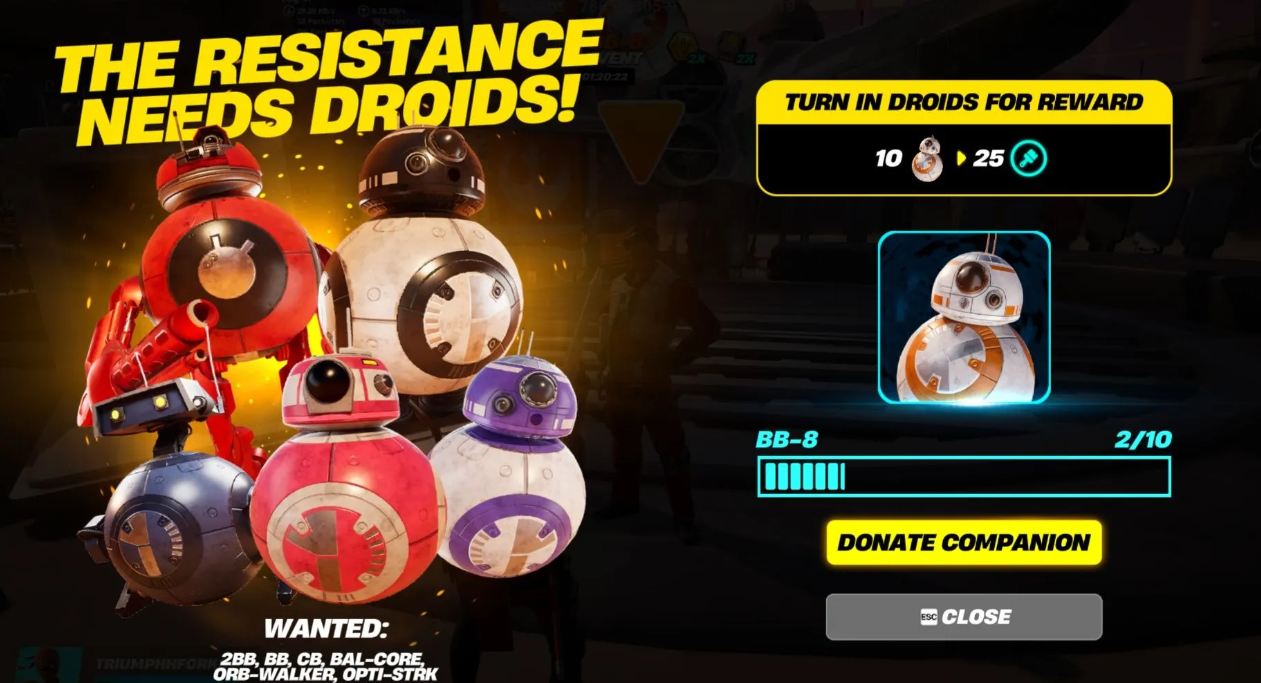 BB-8 Droid Tycoon event