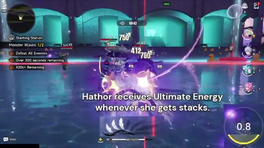 Hathor skill priority order