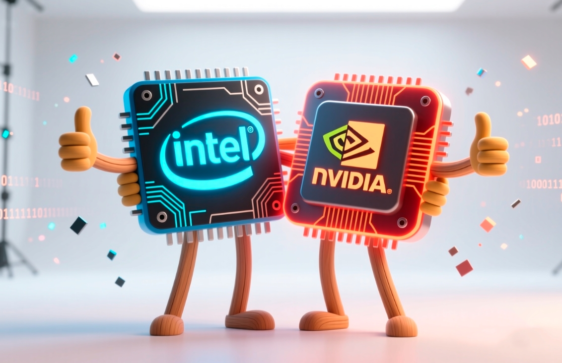 Intel and NVIDIA future gaming processor collaboration concept
