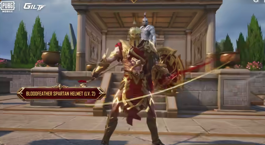 Golden Bloody Spartan outfit