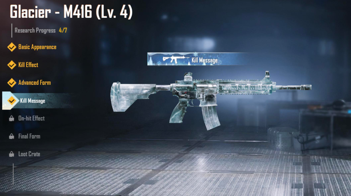 M416 Glacier PUBG Mobile